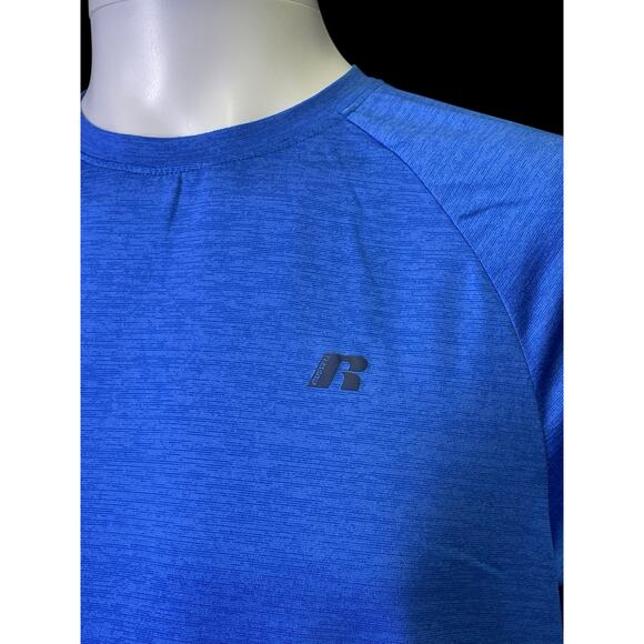 Russell Training Fit Dri-Power 360 Blue Athletic Shirt Men's Size Large - Picture 8 of 11